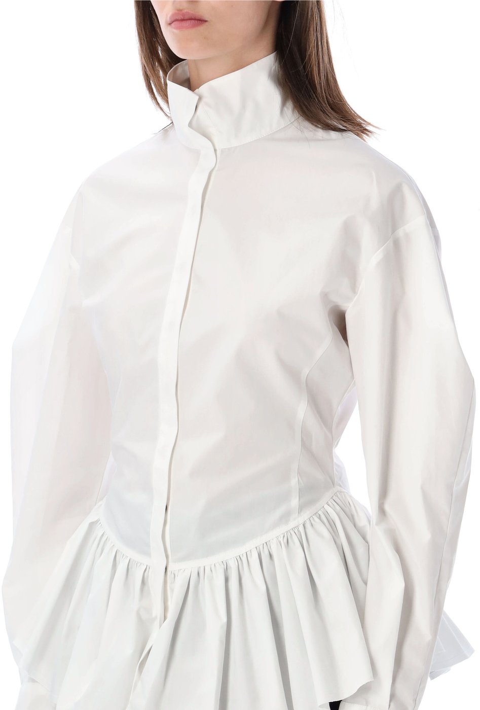Elaine Shirt Popeline Bianco
