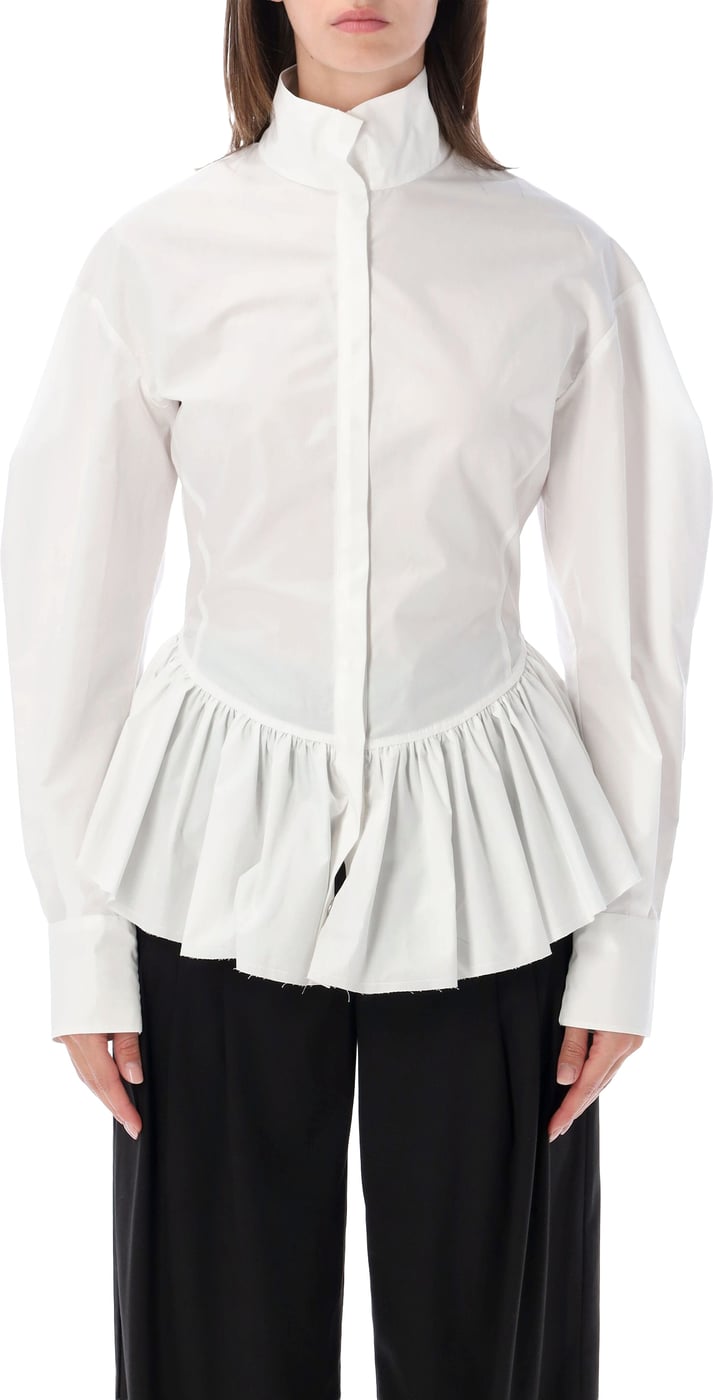 Elaine Shirt Popeline Bianco