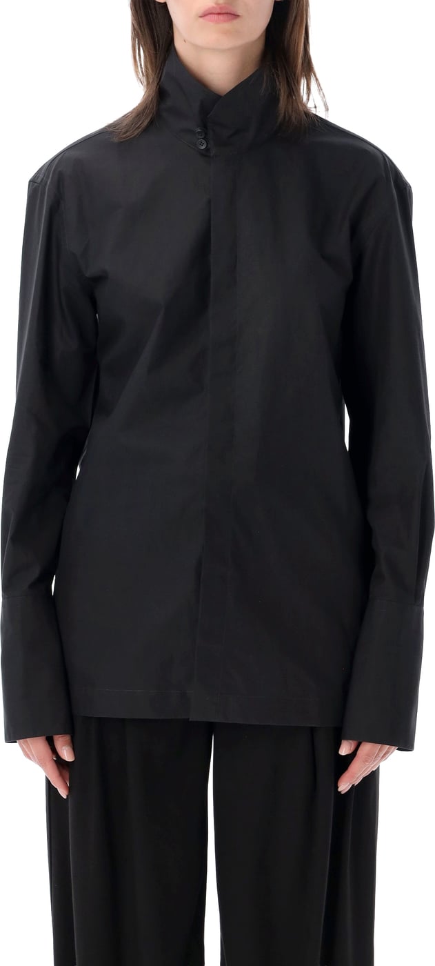 Edith Shirt Popeline Nero