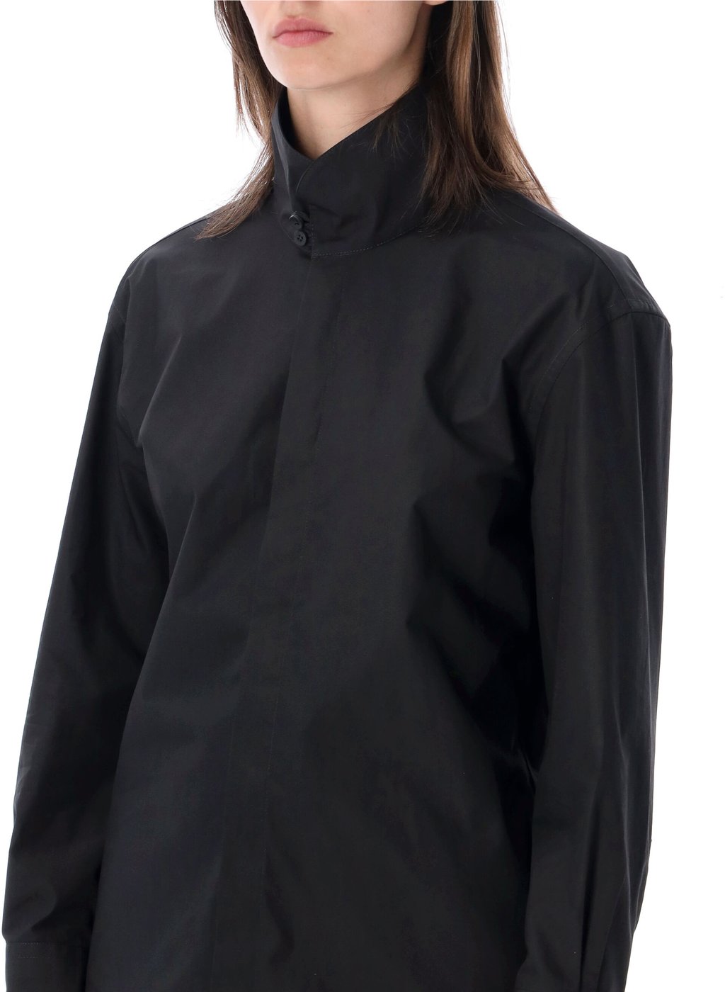 Edith Shirt Popeline Nero