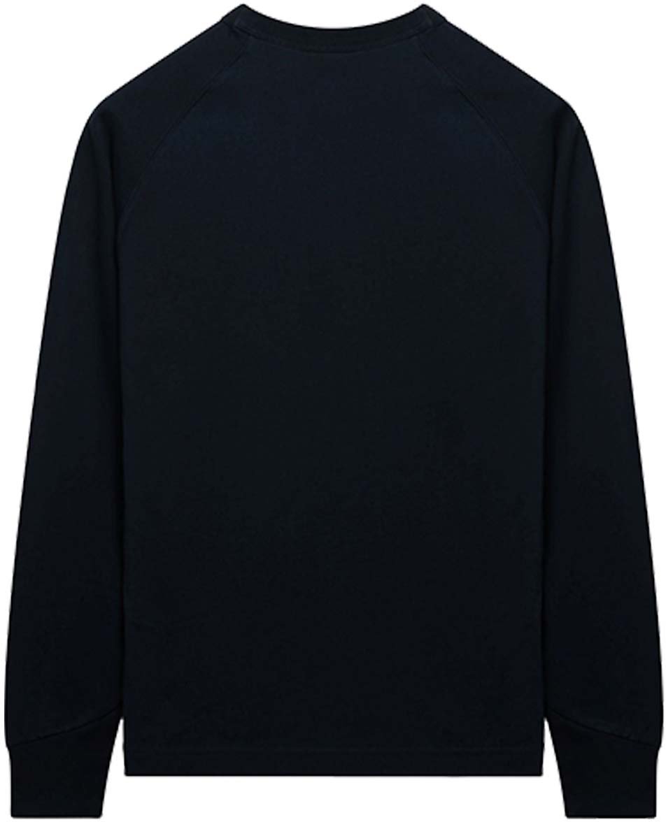 Airbrushed Emblem Raglan Longsleeve | Navy