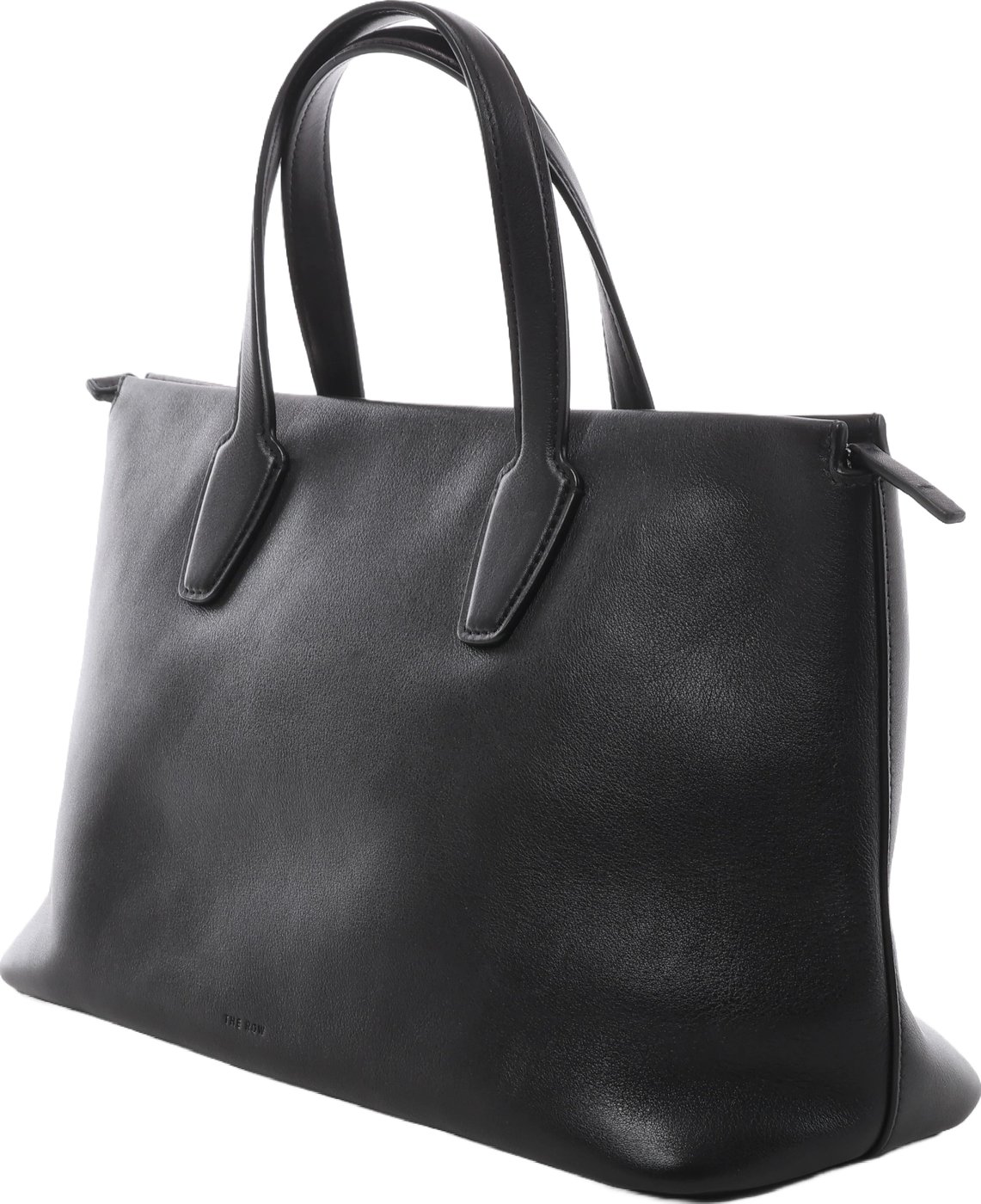 The Row Marcel Leather Shoulder Bag in Black
