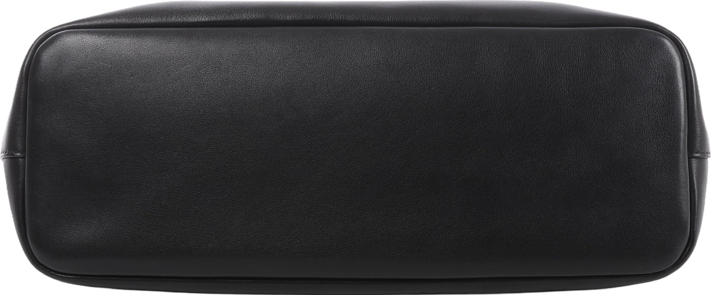 The Row Marcel Leather Shoulder Bag in Black