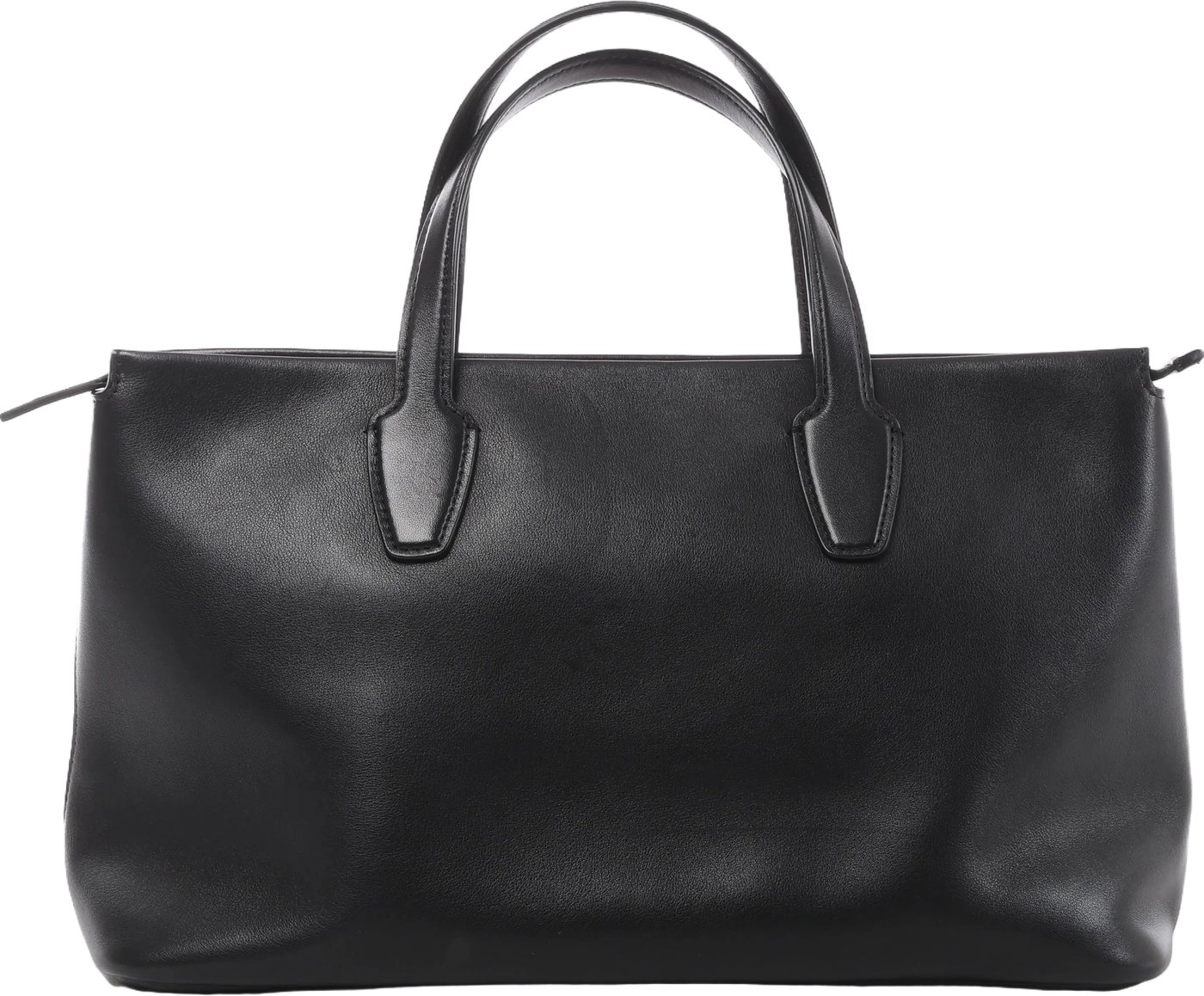 The Row Marcel Leather Shoulder Bag in Black