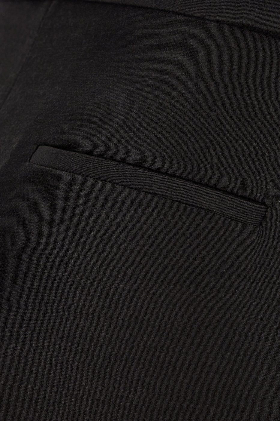 The Row Black wool blend pants
