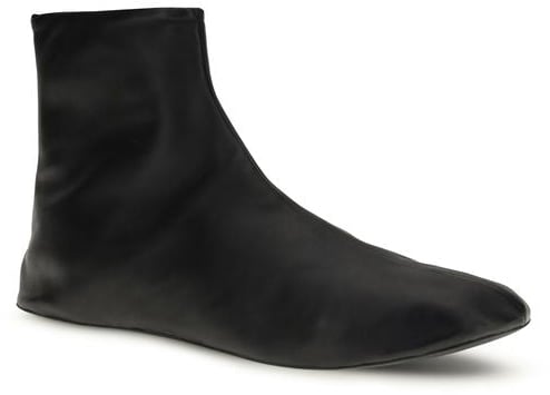 The Row Black Lamb Ovis Aries Ankle Boots