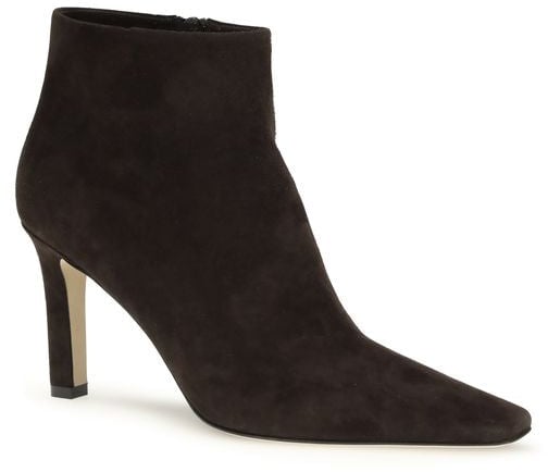 The Row Brown Lamb Leather Ankle Boots