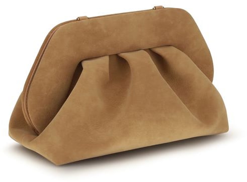THEMOIRè Beige Nubuc Leather Handbag