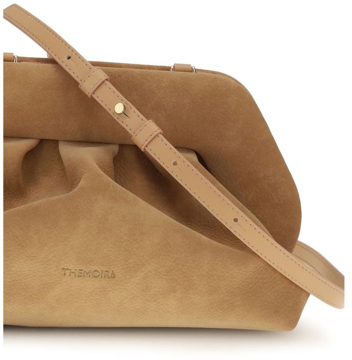 THEMOIRè Beige Nubuc Leather Handbag