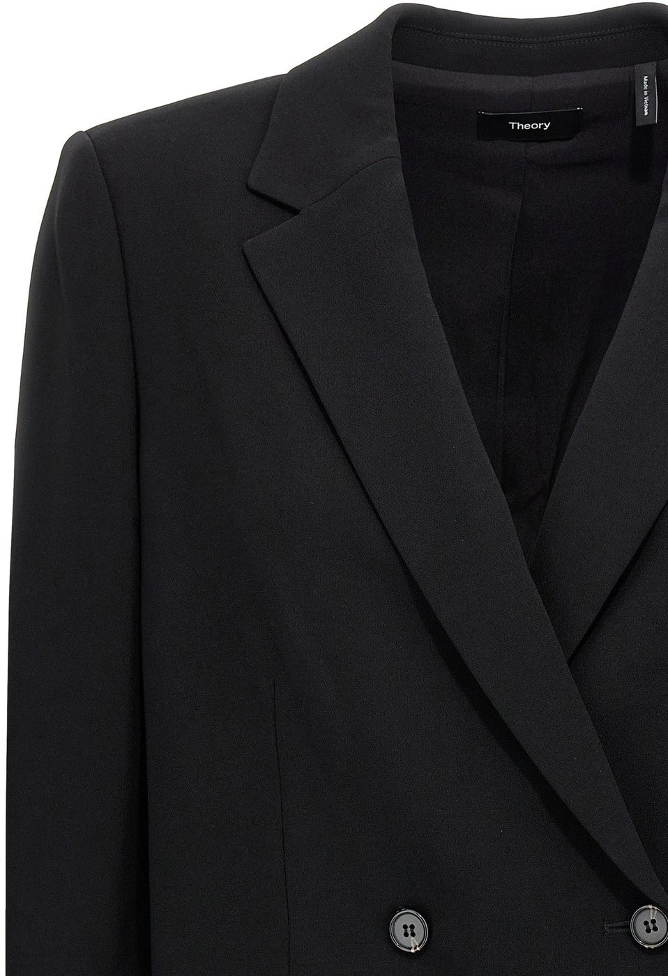 Theory Black Triacetate Blazer