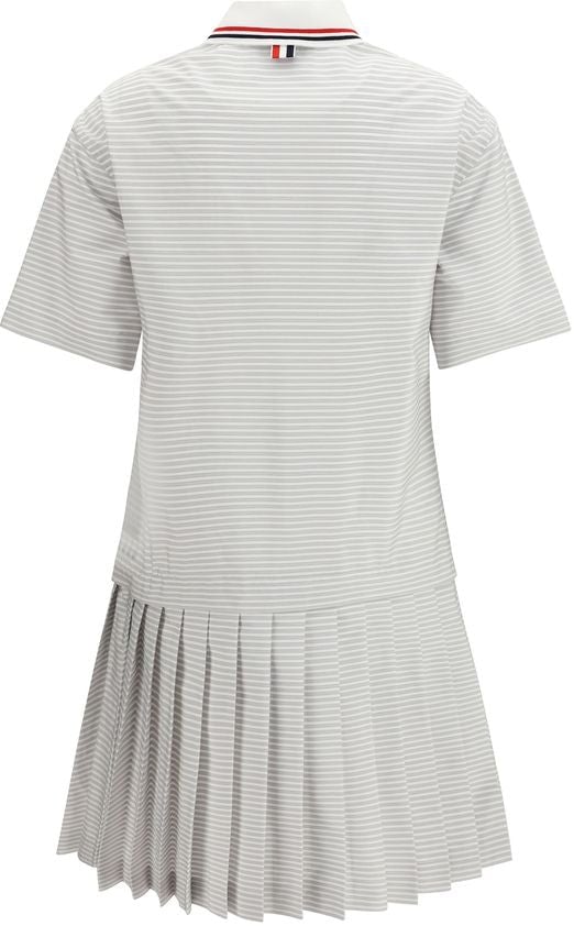 Thom Browne Gray Cotton Casual Dress