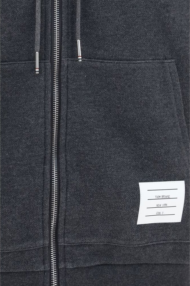 Thom Browne Gray Cotton Sweatshirt