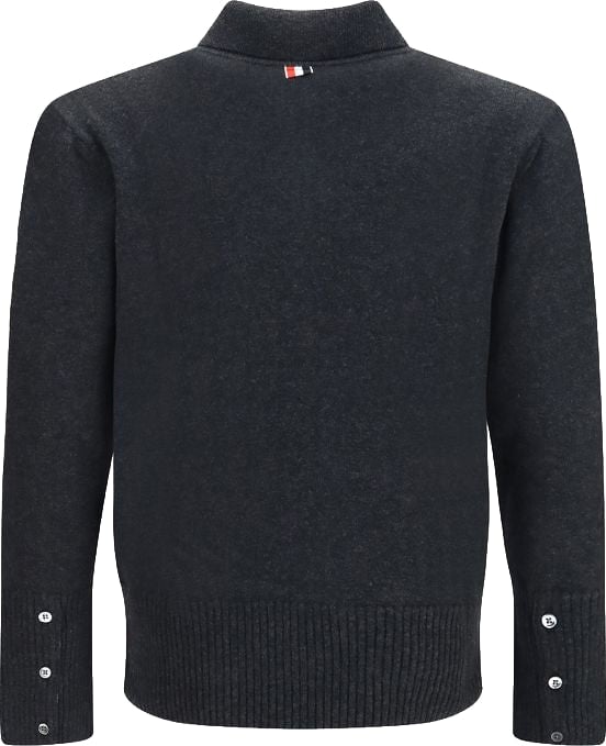 Thom Browne Gray Wool Oves Aries Sweatshirt