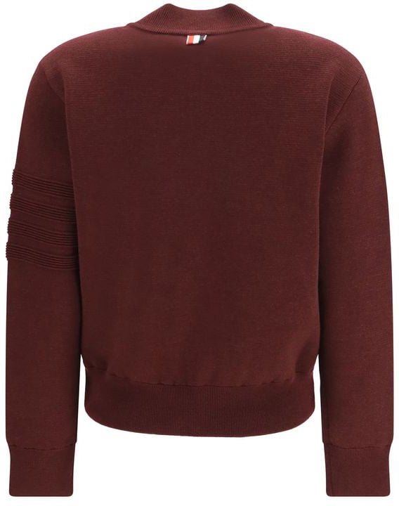 Thom Browne Bordeaux Wool Oves Aries Bomber