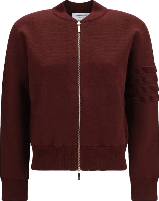 Thom Browne Bordeaux Wool Oves Aries Bomber