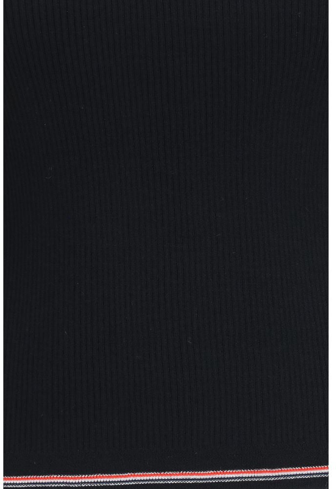 Thom Browne Black Wool Oves Aries Sleeveles T-Shirt