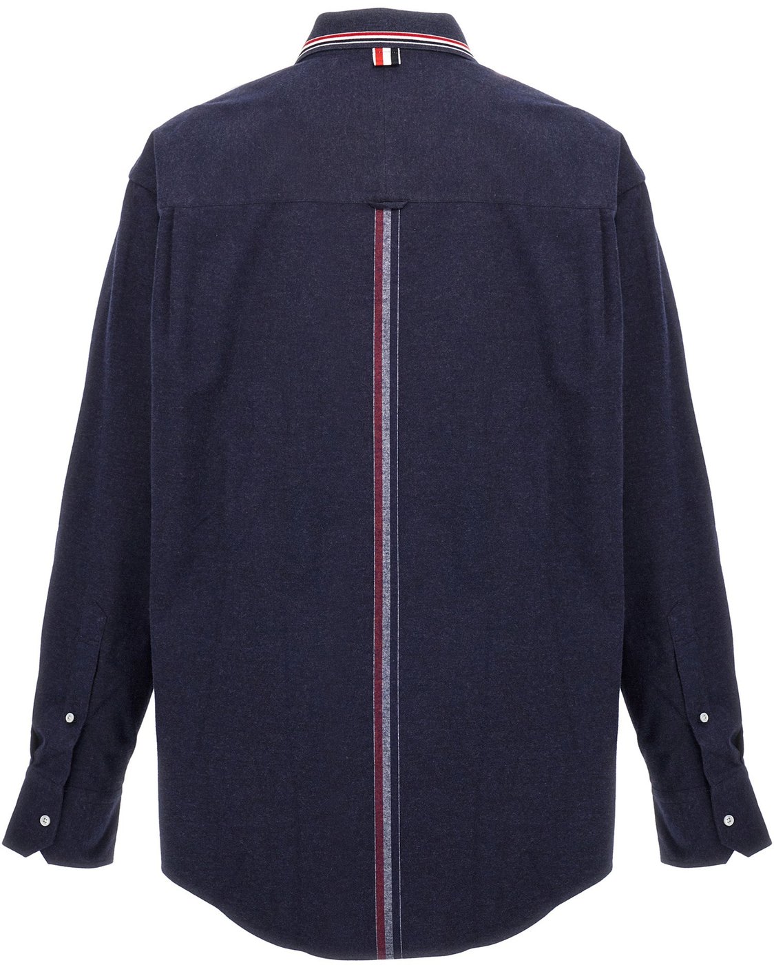 Thom Browne Blue Cotton Blouse