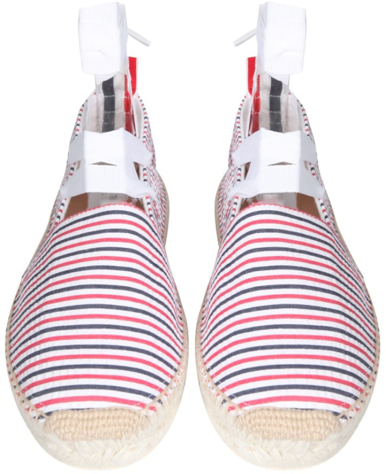 Seersucker Cotton Espadrilles