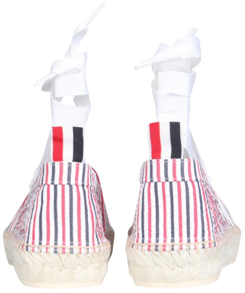 Seersucker Cotton Espadrilles