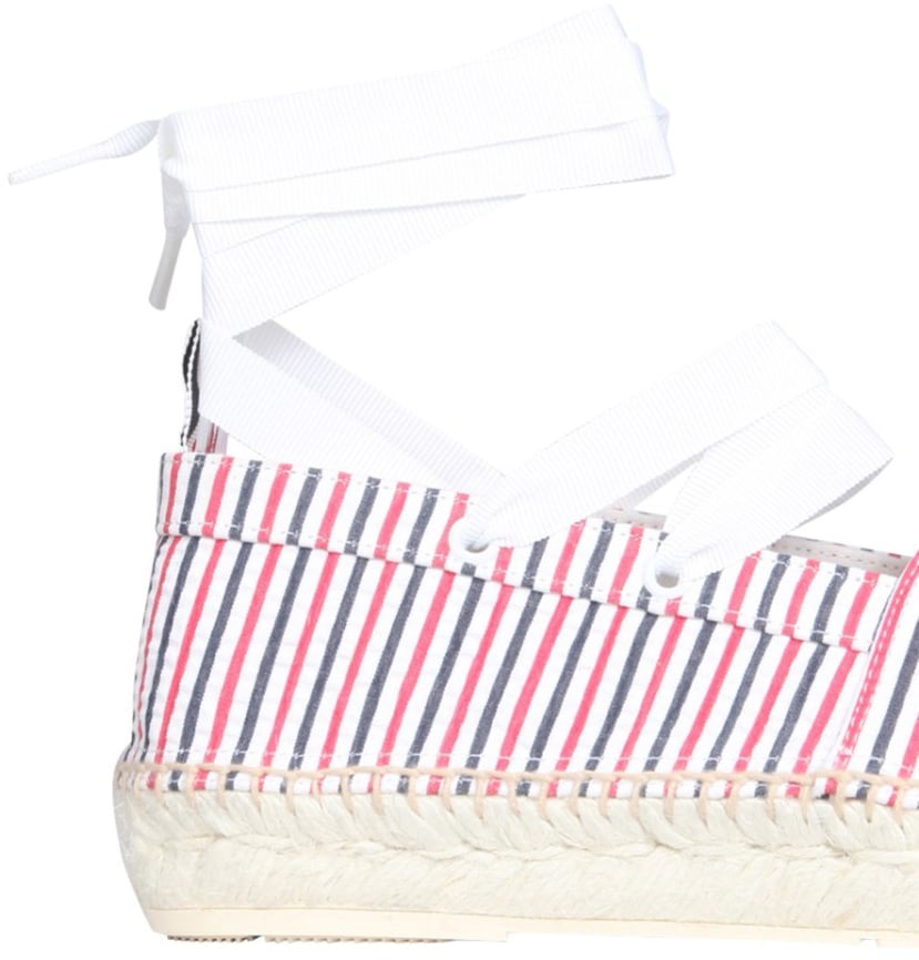 Seersucker Cotton Espadrilles