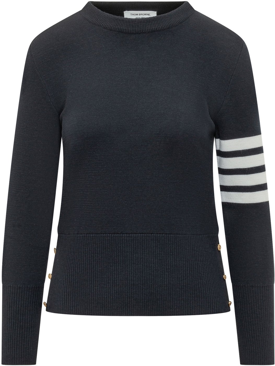 Pullover Punto Milano Con Quattro Bande