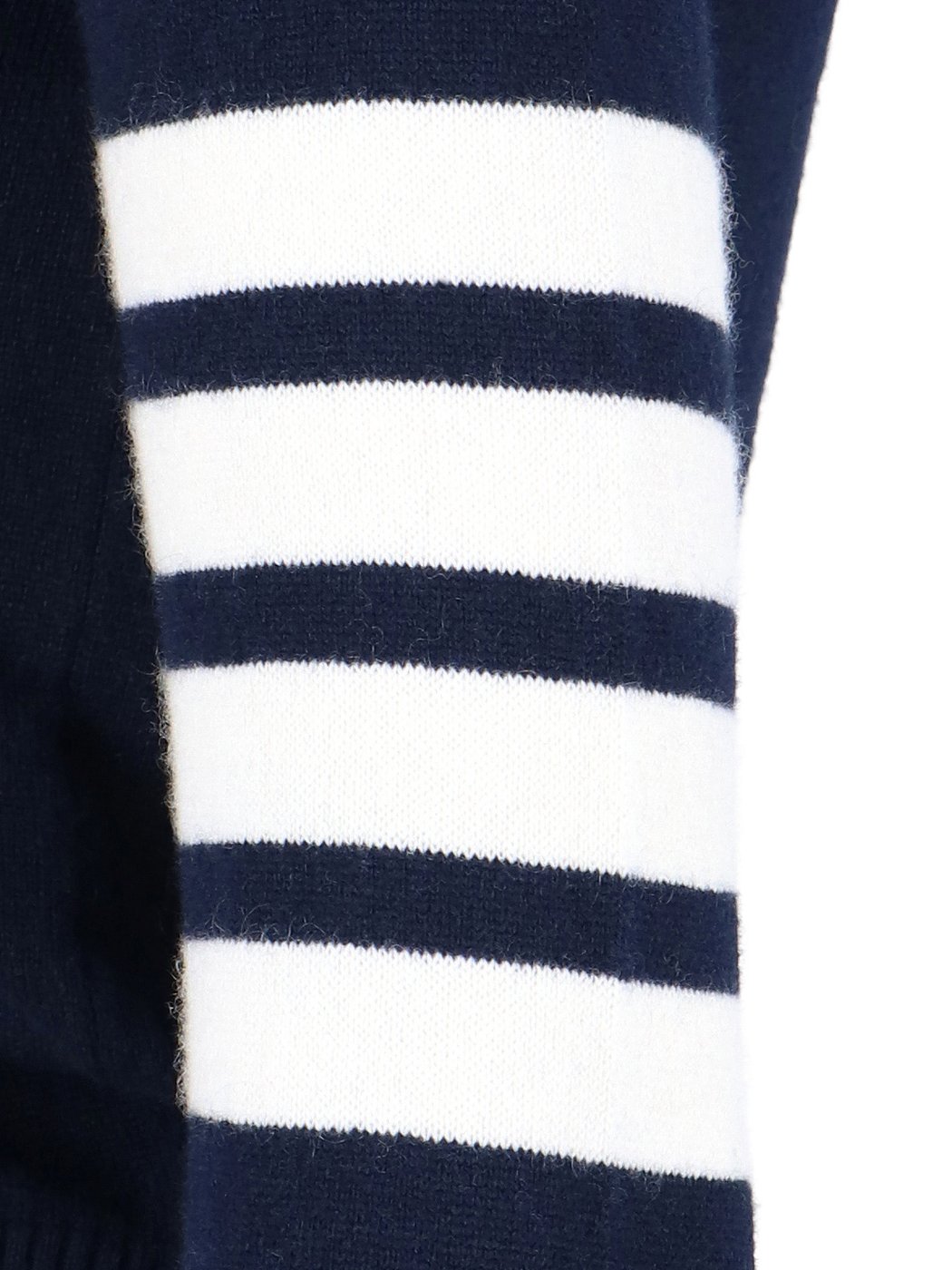 Iconic Cashmere Cardigan with 4-Bar Detail and V-Neckline