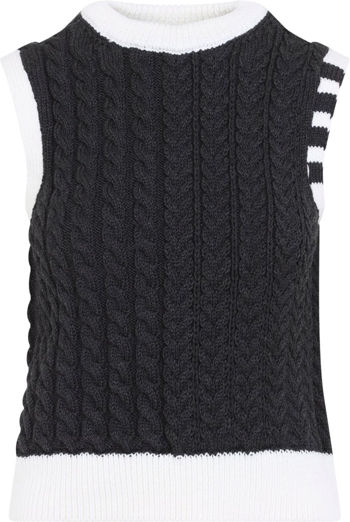 Thom Browne Aran Cable Shell Top
