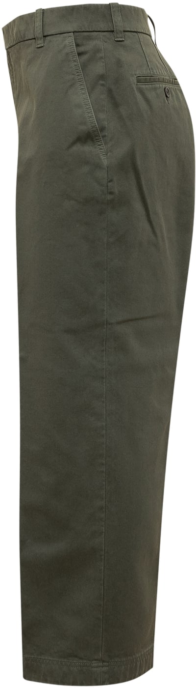 Thom Browne Pantaloni Verde Oliva in Cotone