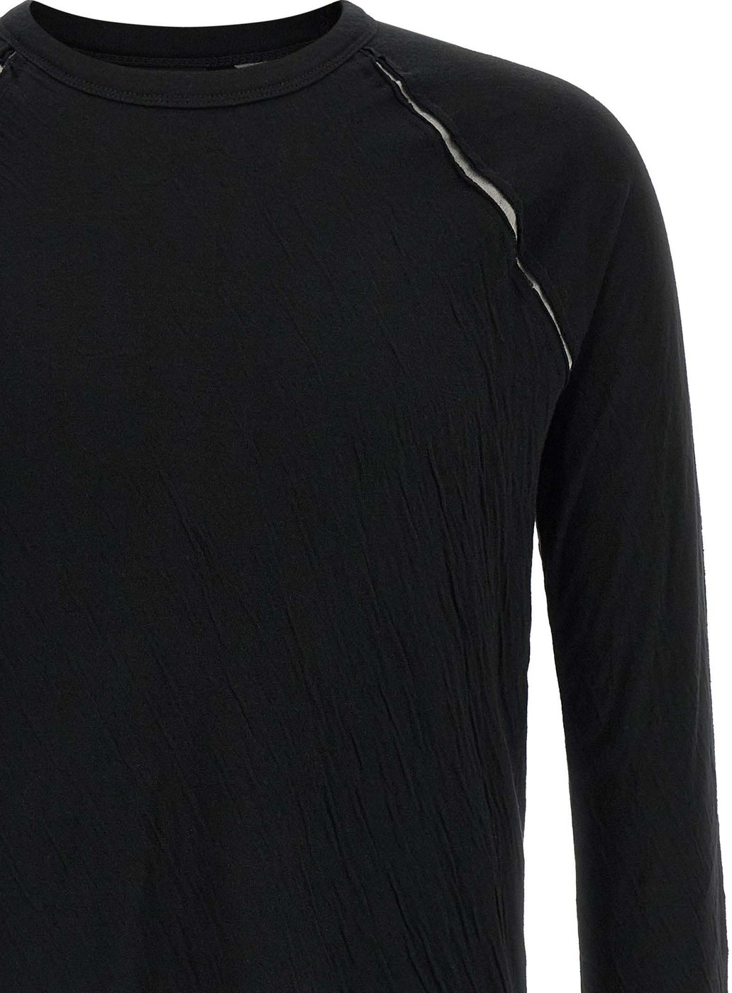 Thom Krom Black Cotton T-Shirt