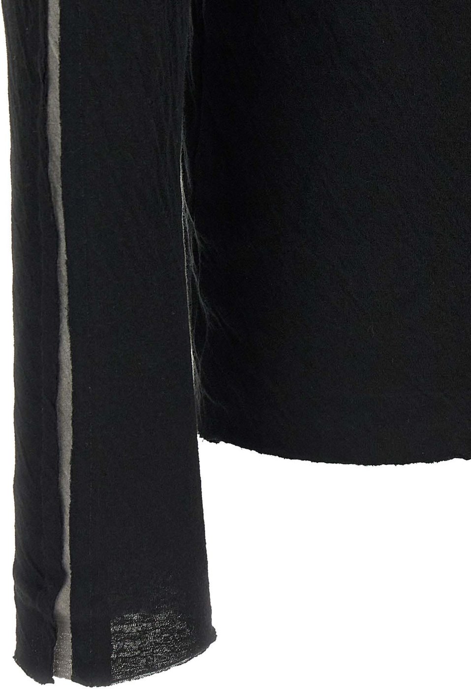 Thom Krom Black Cotton T-Shirt