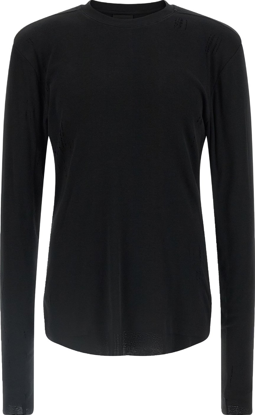 Thom Krom Black Cotton T-Shirt