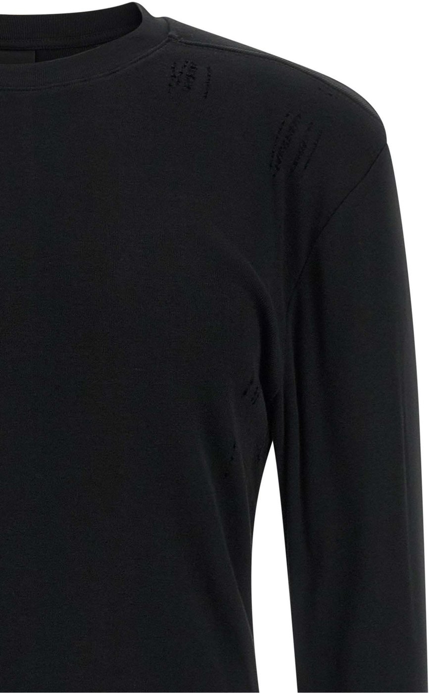 Thom Krom Black Cotton T-Shirt
