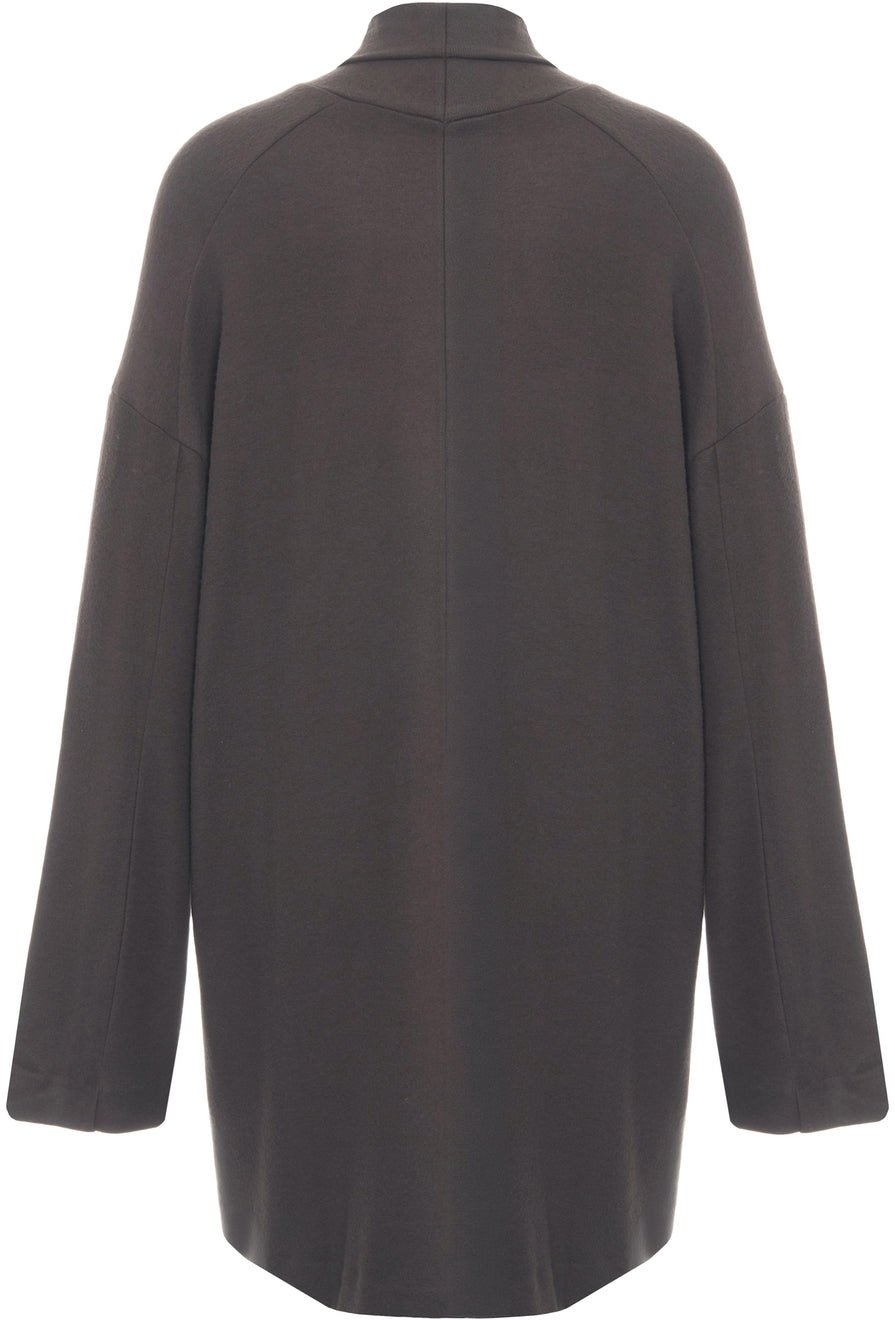 Mini dress with rollneck