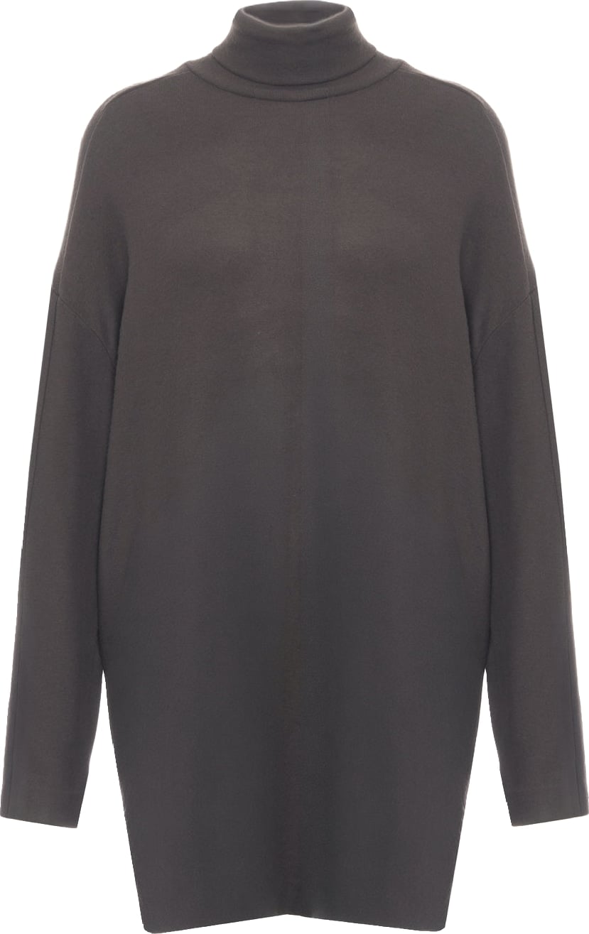 Mini dress with rollneck