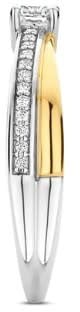 Ti Sento Ring 12374ZY/56 Zilver Bi-color met Zirkonia Maat 56