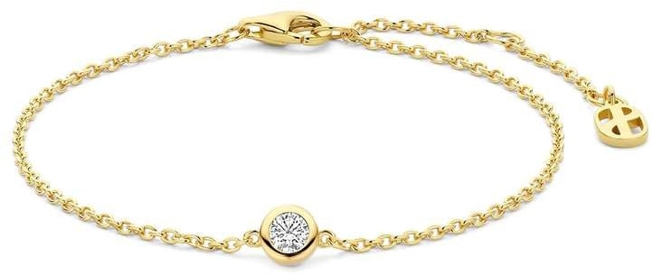 Ti Sento Armband 23092ZY Zilver met 14k Geelgouden Plating met Zirkonia