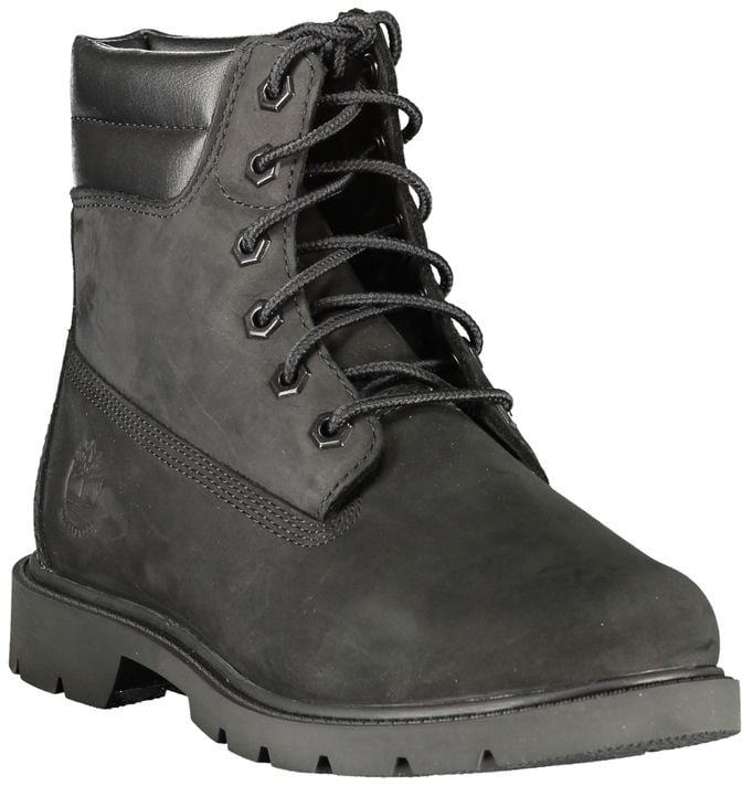 Timberland Black Leather Women Ankle Boot