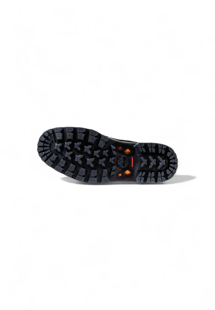 Timberland Black Leather Lace-Up Boots