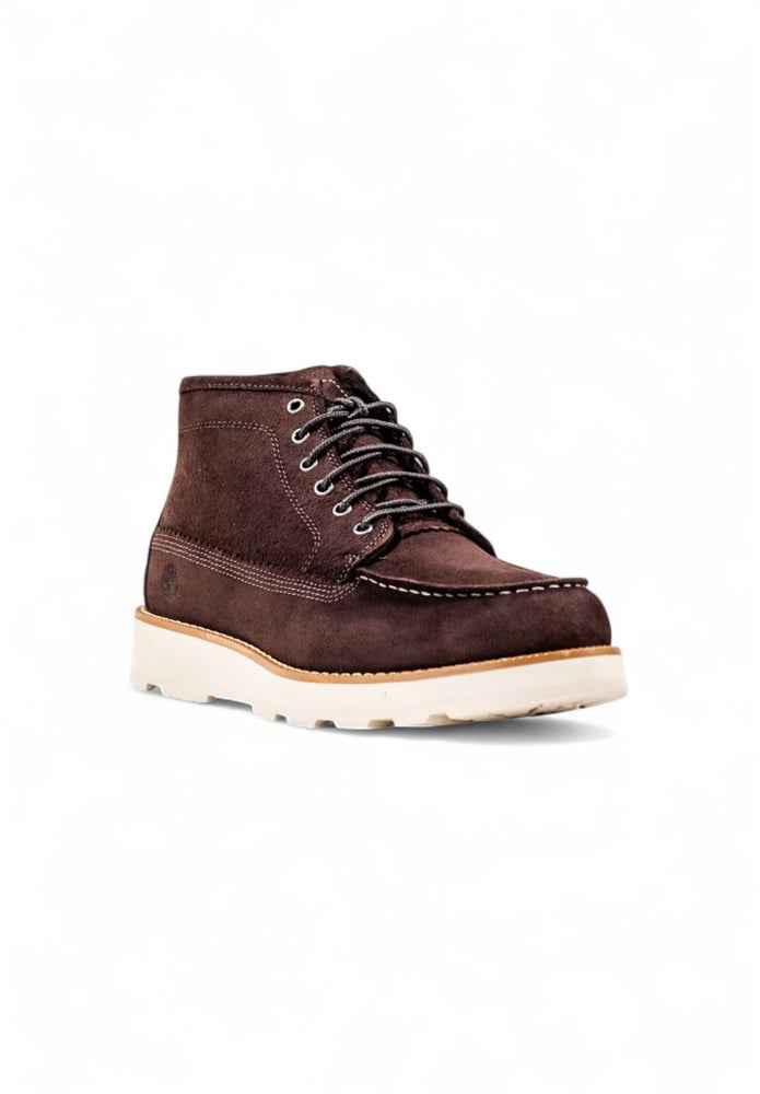Timberland Brown Leather Lace-Up Boots