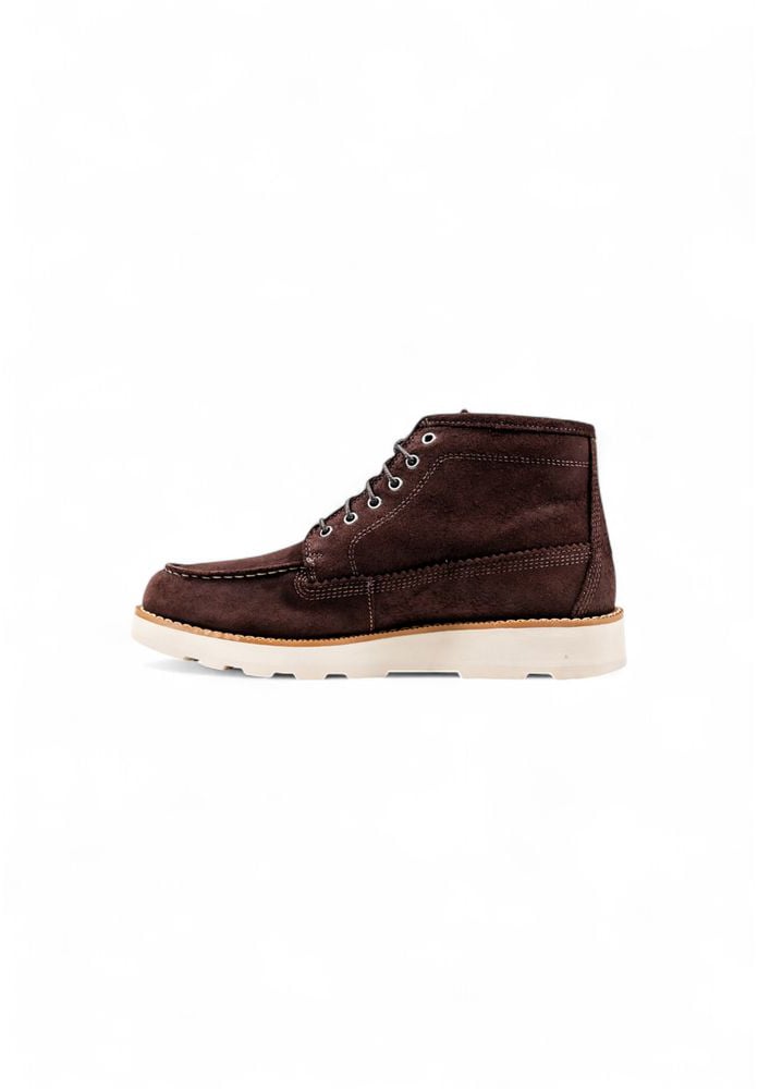 Timberland Brown Leather Lace-Up Boots