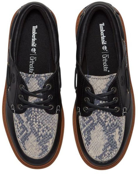 Timberland Black Leather Platform Pumps