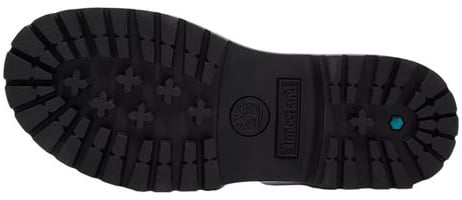 Timberland Black Leather Platform Sandals