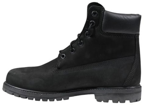 Timberland Black Leather Lace-Up Boots