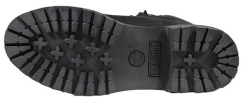 Timberland Black Leather Lace-Up Boots