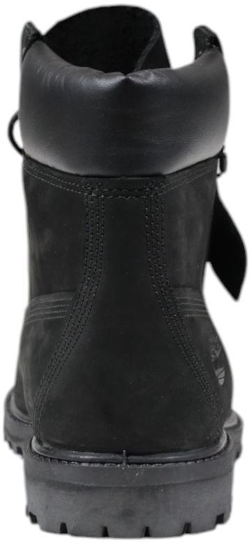 Timberland Black Leather Lace-Up Boots