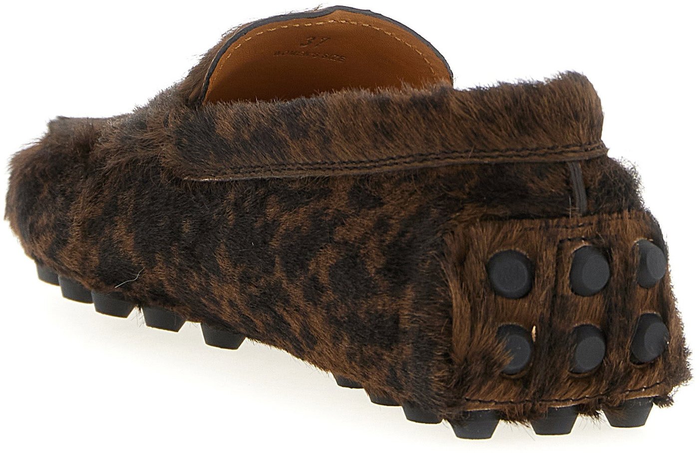 Tod's Brown Calfskin Slip-On Loafers