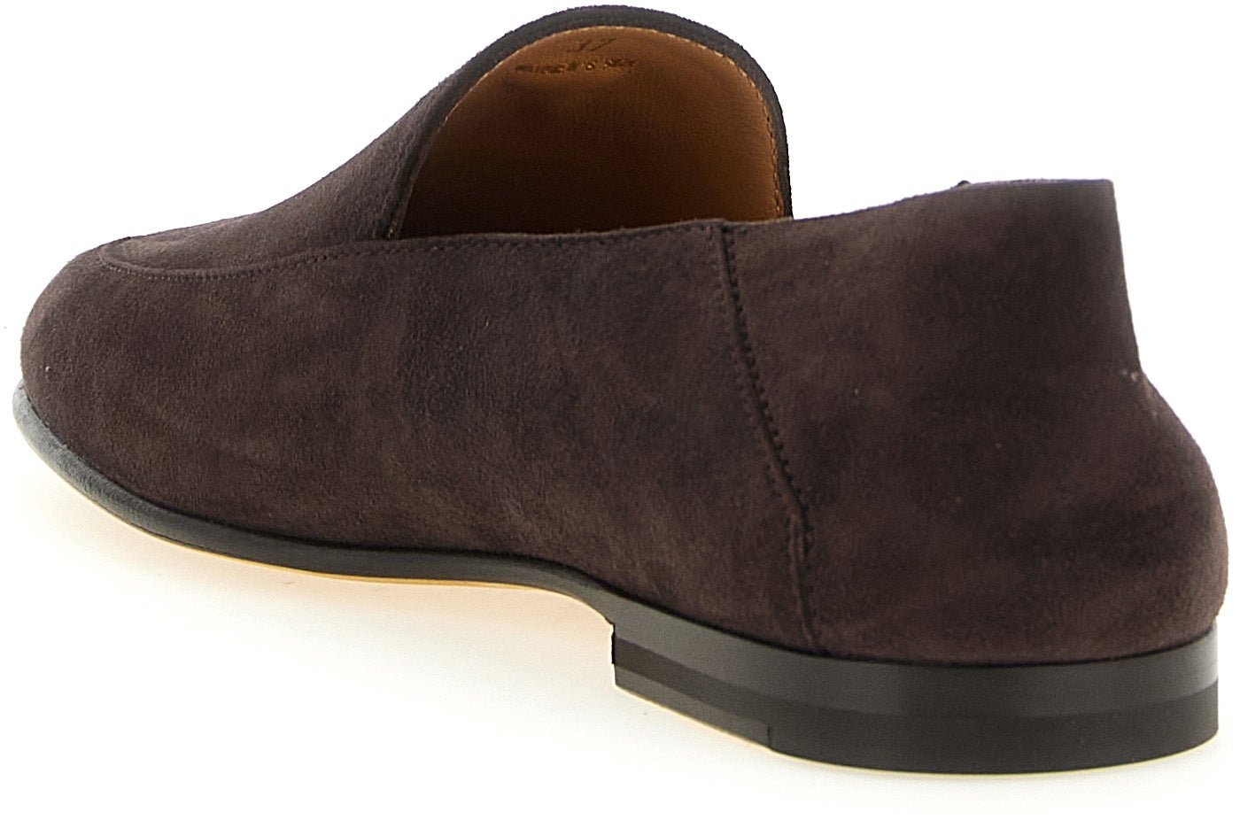 Tod's Brown Goatskin Slip-On Loafers
