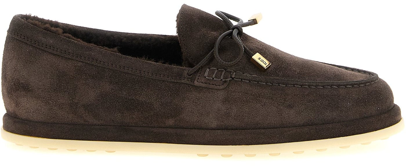Tod's Brown Calfskin Slip-On Loafers