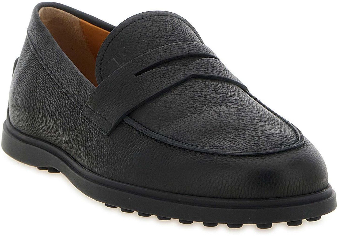Tod's Hammered Leather Loafers