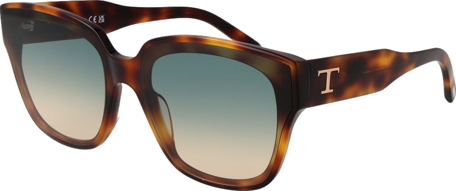 Tod's Brown Acetate Sunglasses